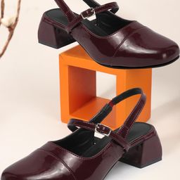 FEET RUNNER Women Cherry Red Slingback Mary Janes-image-31