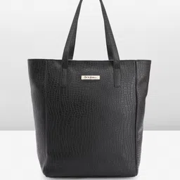 Mast & Harbour Croc Textured Structured Shoulder Bag-7