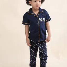Polka Tots Unisex Kids Printed Night suit-image-85