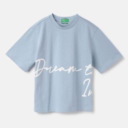United Colors of Benetton Boys Pure Cotton Applique Boxy T-shirt-image-47