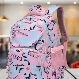 Tinytot Unisex Kids Typography Backpack-10