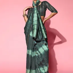 KALINI Striped Silk Blend Designer Saree-picture-12