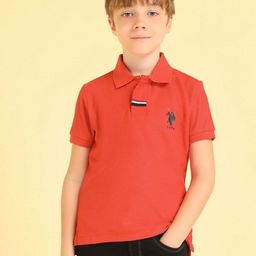 U.S. Polo Assn. Kids Boys Polo Collar T-shirt-picture-19