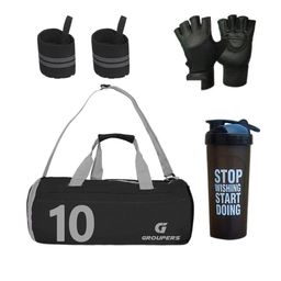 GROUPERS Printed Medium Foldable Sports or Gym Duffel Bag-image-57