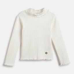Chicco Girls Self Design High Neck T-shirt-image-68