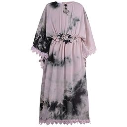 Wish Karo Girls Tie and Dye Kimono Sleeves Fit & Flare Dress-picture-6