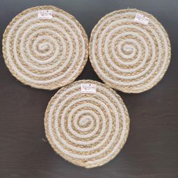 BulkySanta Red 3 Pcs Round Table Placemats-9