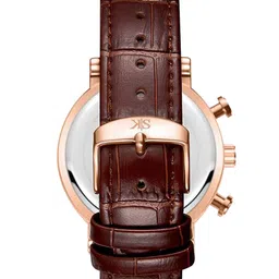 KENNETH SCOTT Men Dial & Leather Straps Analogue Multi Function Watch K23151-RLDW image 4