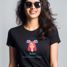 Storeily Humour and Comic Printed Round Neck Cotton Slim Fit T-shirt-image-76