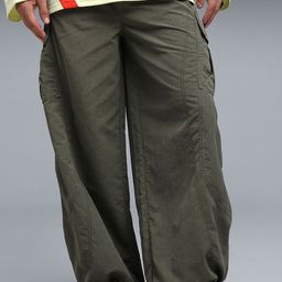 Puma Nine To Five Cordura Unisex Oversized Fit Mid Rise Pants-picture-47