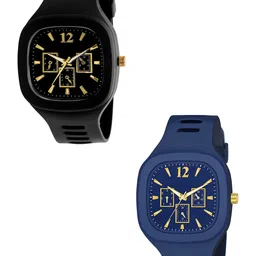SWADESI STUFF Unisex Dial & Straps Analogue Watch COMBO 131 BLACK BLUE 18-image-26