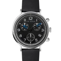 Ted Baker Men Brass Dial & Leather Straps Analogue Watch-BKPMMF126-image-32