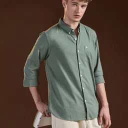 THE BEAR HOUSE Men Slim Fit Opaque Casual Shirt-picture-24