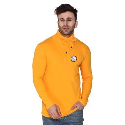 BEYOU FASHION High Neck Applique Slim Fit T-shirt-image-52