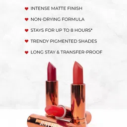 Just Herbs Ultra Matte Bullet  Lipstick - 4ml - 21 Moody Mauve image 5
