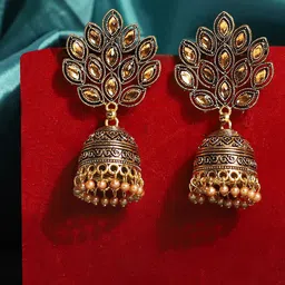 Anouk Dome Shaped Jhumkas Earrings-27