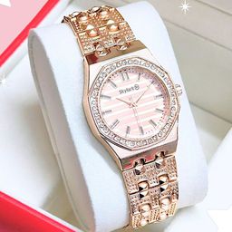 Skylark Girls Embellished Water Resistant Analogue Watch Crax-Peach-girls-41-1-image-42