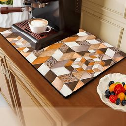 IVAZA Unisex Camel Brown Floor Mats & Dhurries-image-28