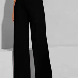 KERI PERRY Women Relaxed Straight Leg High-Rise Trousers-image-48
