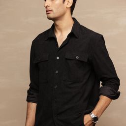 Uncluttered Closet Cotton Relaxed Spread Collar Casual Shirt-picture-44