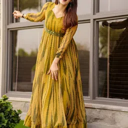Femvy Floral Printed Maxi Dress-image-43