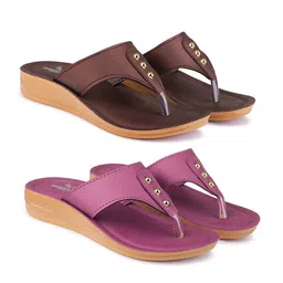 BERSACHE Women T Strap Flats-image-7