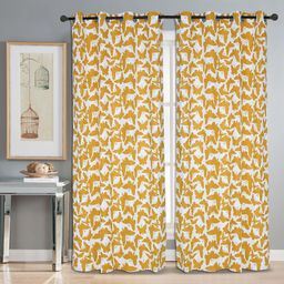 Dekor World Multicoloured Set of 3 Long Door Curtain image 2