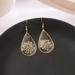Yellow Chimes Contemporary Drop Earrings-image-1