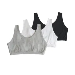 Girls Beginners Non Padded Teenager Full Coverage Cotton Bra-93