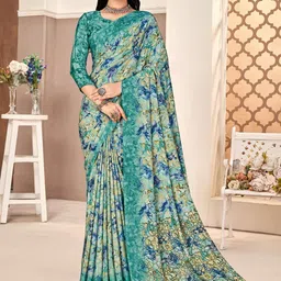 LeeliPeeri Designer Floral Printed Saree-50
