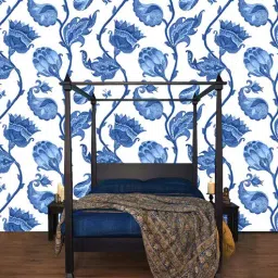 shaakh Turkish Tulip & Paisley (48X30In) Self-Adhesive Wallpaper-picture-30