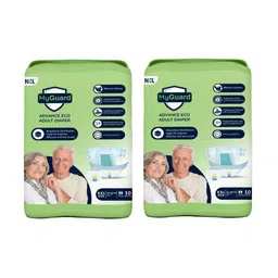 Myguard Unisex Set Of 2 Advance Eco Cotton Adult Diapers - XXL - 10Pcs Each-11