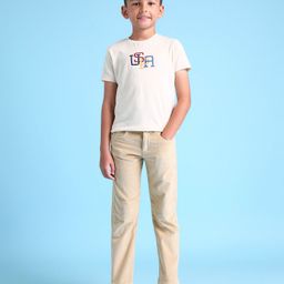 U.S. Polo Assn. Kids Boys Classic Slim Fit Trousers-picture-1