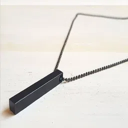 V FASHION JEWELLERY Stainless Steel Artificial Beaded Minimal Necklace-picture-5