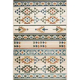 Sapana Carpet-Mats Beige Bohemian No Shredding Polyester Carpet image 2