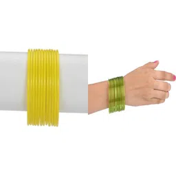 1ST TIME Set Of 24 Yellow Alloy Bangles-picture-31