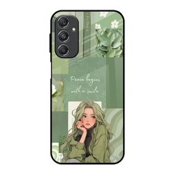 QRIOH Floral Printed Samsung Galaxy M34 5G Back Case Mobile Accessories-image-95