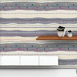 ArtzFolio Printed UV-Resistant Anti-Bacterial Repeating Map Peel & Stick Wallpaper-image-70