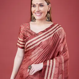 DOI MOI Women Ethnic Motifs Banarasi Saree-image-54