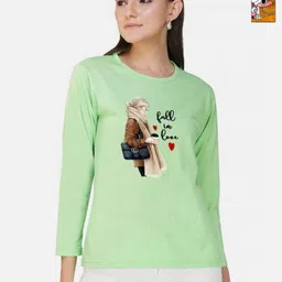 Metronaut Women 2 Printed Bio Finish Applique T-shirt-picture-36