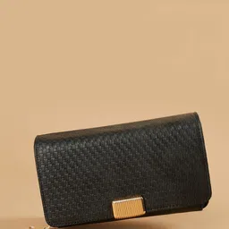 Ginger by Lifestyle Textured Solid Sling Bag-4