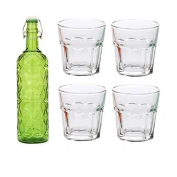 SOMIL Green Glass Airtight Can Bottle-image-69