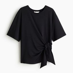 H&M Tie-Detail Top-39