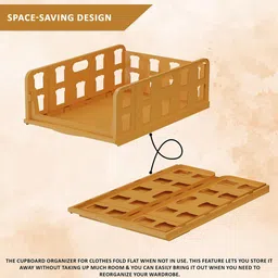 Kuber Industries Brown Set of 2 Reusable Drawer Organiser Organisers image 5
