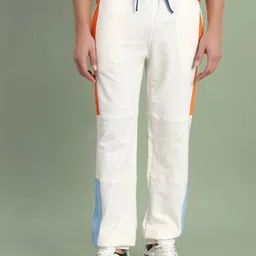 WEARDUDS Men Colourblocked Mid-Rise Joggers-picture-11