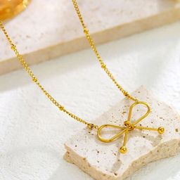 Estailo fashion Gold-Plated Necklace-image-96
