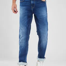 SPYKAR Men Relaxed Fit Light Fade Stretchable Jeans-image-20