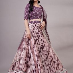 Utsav Fashion Embellished Mirror Work Ready to Wear Lehenga & Choli With Dupatta-picture-41