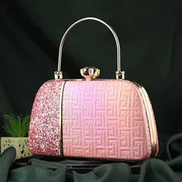 DressBerry Embellished Box Clutch-image-82
