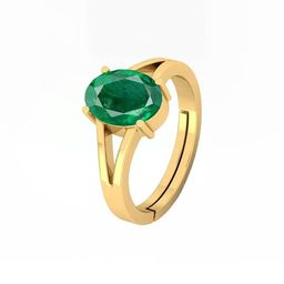 Barmunda gems Green Brass Finger Ring-image-122